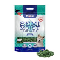 Frigera Semi Moist Bløde Kornfrie Hunde Godbidder med Mint 165g